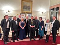 Greenock Morton 150th civic reception top table